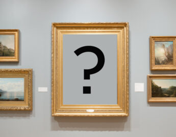 Empty frame with question mark, MHCAM gallery
