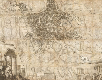 Giovanni Battista; Domenico Pronti, Nuova Pianta di Roma, 1748 Nolli map; 1795 Pronti prints