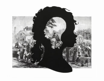 Kara Walker (American, b. 1969), Exodus of Confederates from Atlanta, from the series Harper's Pictorial History of the Civil War (Annotated), 2005