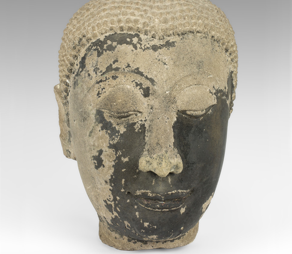 Maker unknown (Thai), Head of Buddha, 14th-15th century (Ayutthaya Period)