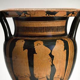 Eupolis Painter, Column krater with veiled dancers