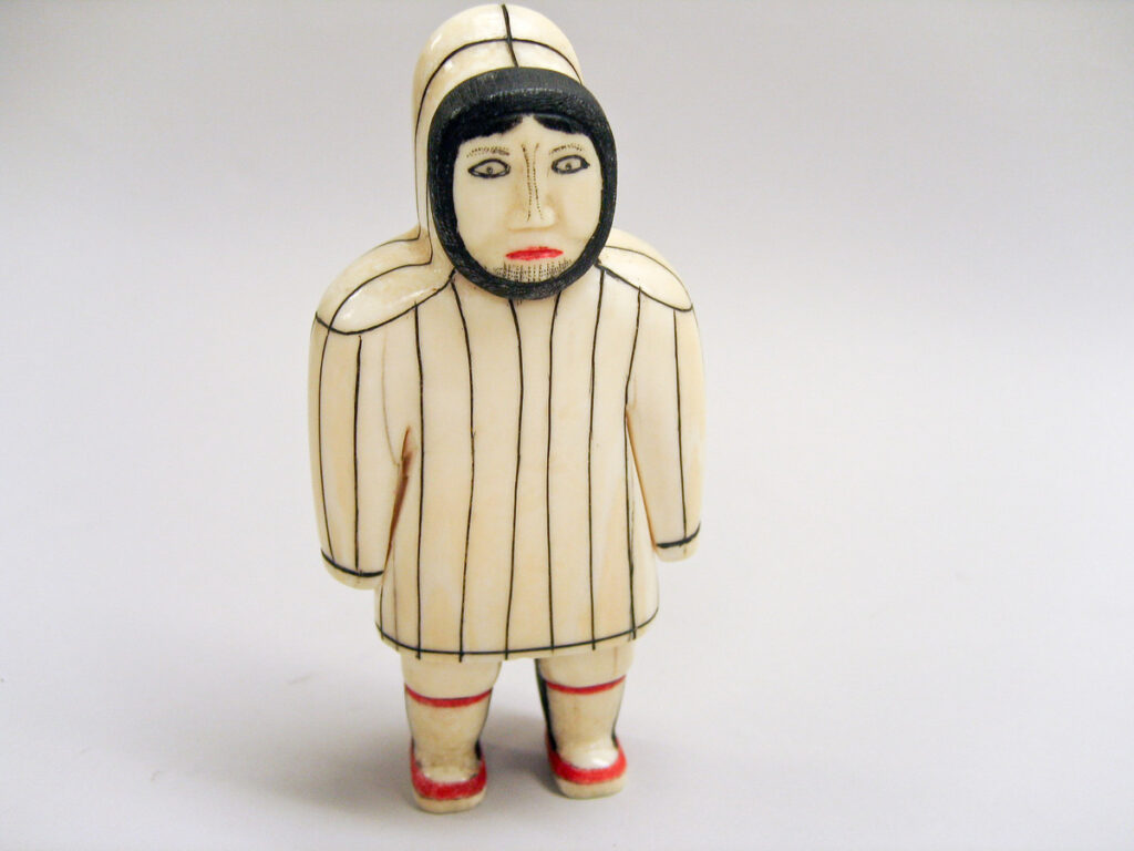 Unknown (Yupik or Iñupiat), Female figure, 20th century