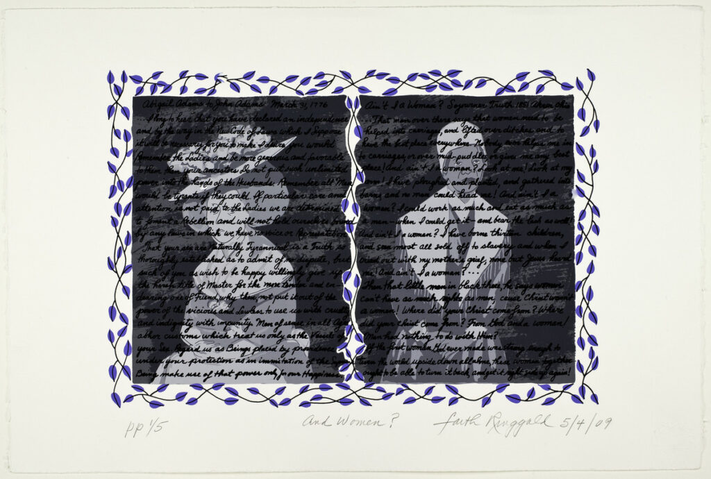 Faith Ringgold American (1930-2024), And Women?, 2009
