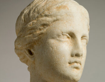 Unknown (Greek), Head of a woman, possibly Aphrodite (detail), Hellenistic Period; 3rd-1st century BCE