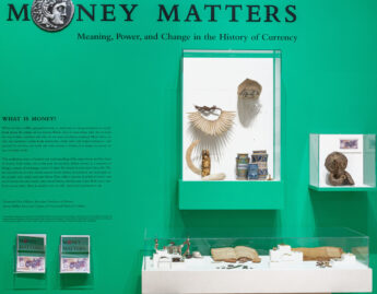 Installation view of Money Matters, Fall 2019
