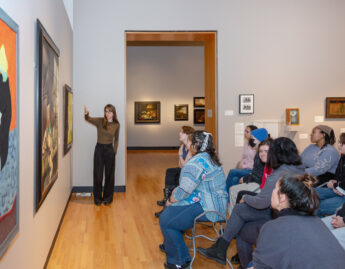 Class in the galleries, April 2025