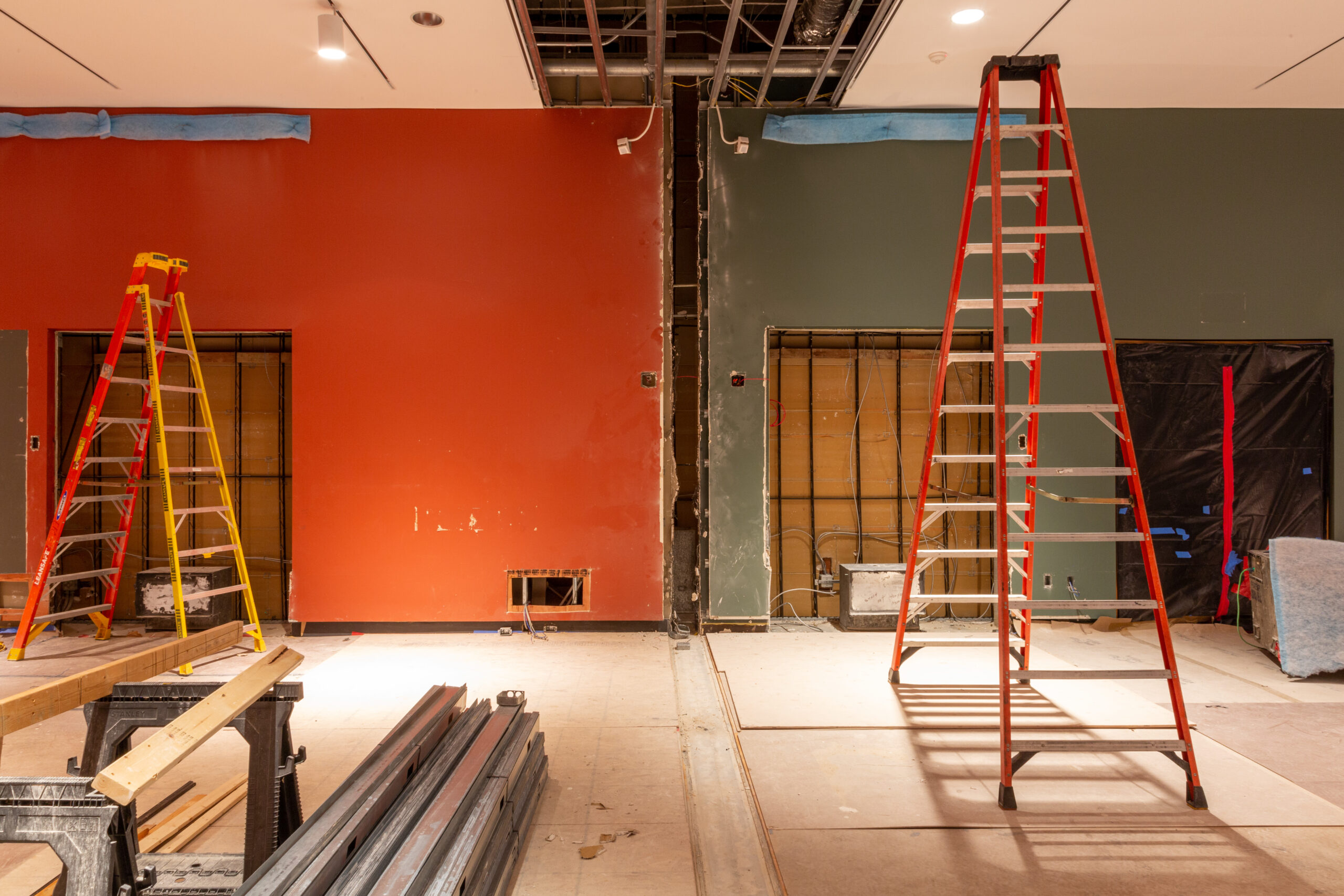 New galleries under construction