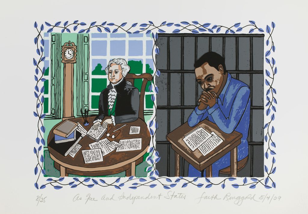 Faith Ringgold (American,1930-2024), As Free and Independent States (from the portfolio Declaration of Freedom and Independence), 2009