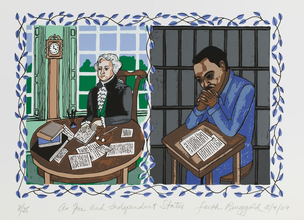 As Free and Independent States, Faith Ringgold (American, 1930-2024), 2009