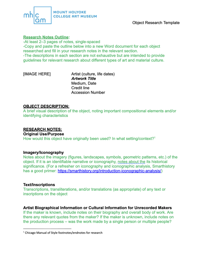 Text document to be filled in with details of reasearch questions